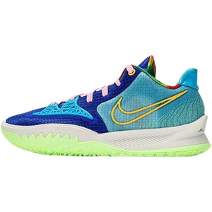 nike耐克 kyrie low 4欧文白蓝黄低帮实战运动篮球鞋 cz0105-401