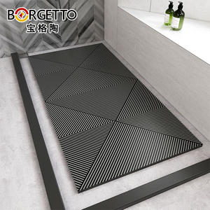 通体砖卫生间瓷砖地砖淋浴房踏石垫脚石浴室防滑地垫雕刻淋浴板