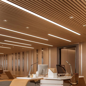 朗橘 方通灯办公室led长条灯店铺吊顶专用长方形超亮嵌入式格栅灯