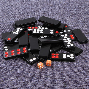 超薄天九牌骨牌牌九实心大九牌牌竹丝牌九包邮赠送桌布