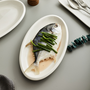 鱼盘圆形家用创意北欧