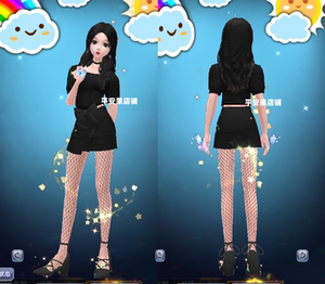 4399平台touch炫舞 一大区 卡月女装可选包