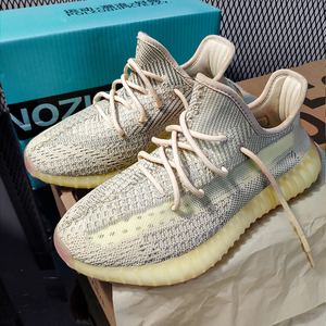 9号天鹅黄满天星配色 正品椰子鞋女350v2真爆    yezi yeezy