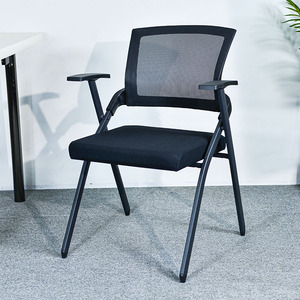 折叠培训靠背椅带写字板多功能桌椅一体会议办公带桌板可折叠椅子