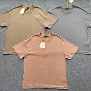 yeezy season 6 高街经典宽松侃爷kanye纯棉圆领纯色运动短袖t恤