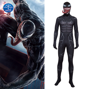漫路云霄 电影漫威毒液cos服共生体venom紧身衣连体衣服装衣服男