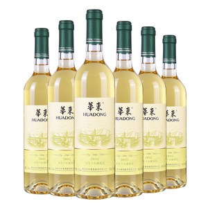 华东干白葡萄酒 干白750ml*6支装整箱酒类葡萄酒红酒 精制