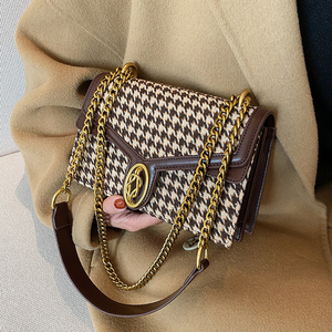 小ck包包2021新款潮网红千鸟格酒神包高级感今年流行的斜挎包洋气