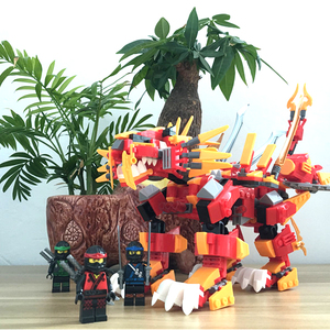 火焰雄狮乐高幻影忍者2020新品狮子积木拼装益智玩具男孩子小学生