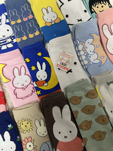 外贸日单 Miffy米菲儿兔兔卡通成人短袜袜子