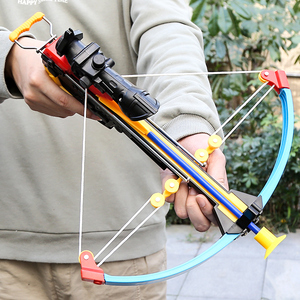 儿童弓箭玩具射箭驽枪套装户外室内软胶吸靶盘射击类运动玩具男孩