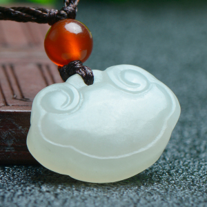 长命锁玉石正品