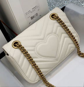 双g家酷奇marmont爱心斜挎包链条女包麦古奇相机包虎头马鞍包1995