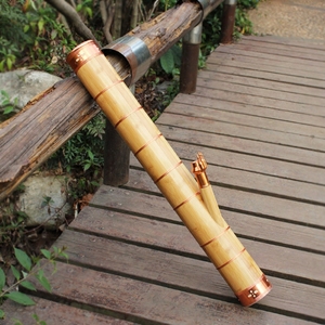 天然竹子水烟筒精品云南破竹烟筒过滤水烟袋老式特色金竹烟具包邮