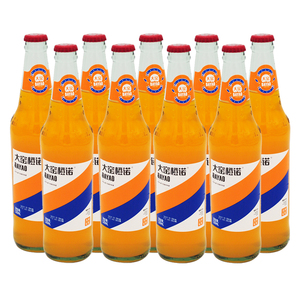 内蒙古大窑嘉宾橙诺550ml/520ml/500ml碳酸饮料易拉罐玻璃瓶 可选