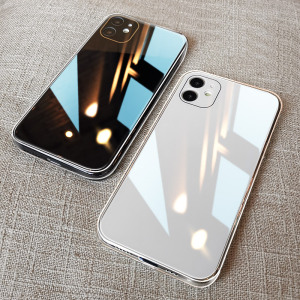 苹果11手机壳iphone11pro电镀玻璃max全包外壳promax潮牌镜面男女款