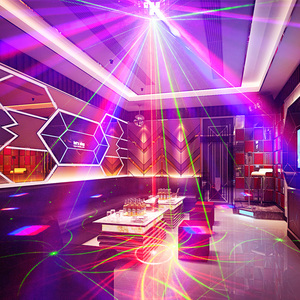 新款3层蝴蝶灯彩灯房间七彩灯旋转氛围灯家用ktv清吧蹦迪气氛灯