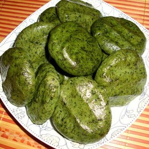湖北特产 菜粑粑 荠菜粑 吃菜粑送亲友蕲春武穴黄梅特产5个/袋