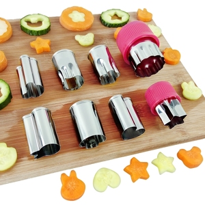 不锈钢蔬菜水果切块神器造型压花刀面片切花器饼干宝宝蝴蝶面模具