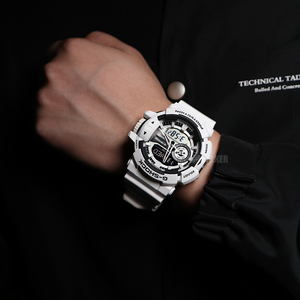 casio卡西欧手表g-shock星球大战白武士运动防水男表ga-400-7a 1a