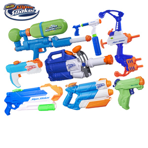 孩之宝NERF热火水枪抽拉式高压大容量成人儿童水枪沙滩戏水玩具