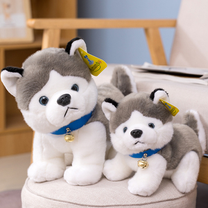 哈士奇公仔毛绒玩具小狗可爱抱枕布娃娃二哈玩偶儿童生日礼物男女