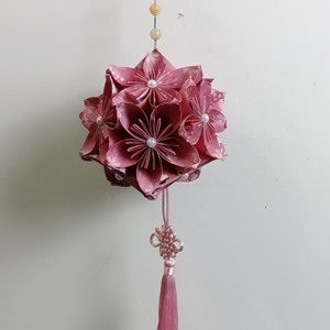 diy手工折纸樱花材料包绣球千纸鹤正方形彩色纸儿童手工材料包邮