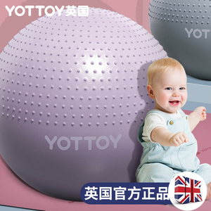 儿童瑜伽球婴儿感统训练颗粒加厚防爆大龙球宝宝早教抚触按摩平衡