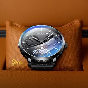 宾卡达全自动机械男表时尚钢带防水多功能男士手表阿玛尼卡西欧dw