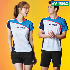尤尼克斯羽毛球服套装男女运动短裤YONE速干透气短袖上衣定制印字