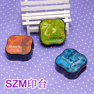 月猫SZM系列印台 TtazOn迷你装 橡皮章油性速干印泥【17色】