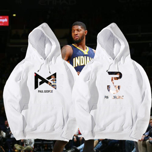 保罗乔治卫衣篮球运动服早秋装男士长袖连帽薄款上衣学生球迷服潮
