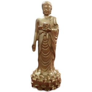 阿弥陀佛小佛像树脂工艺品摆件阿弥陀佛12.5厘米供奉佛像