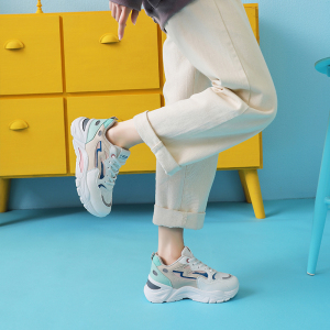 阿比让阿比让时尚百搭拼接色老爹鞋