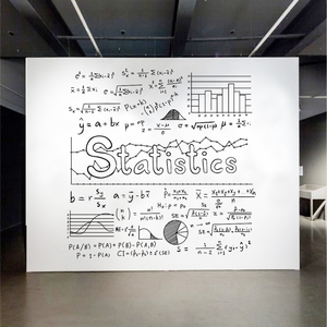 数学统计学公式墙贴励志教室班级文化墙装饰创意高中寝室布置贴纸