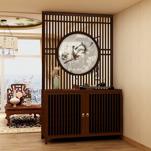 门口屏风隔断中式