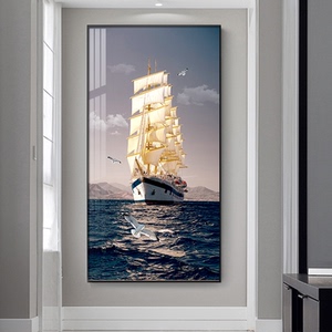 一帆风顺墙画壁画