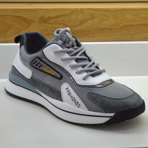 佰纳男鞋休闲鞋2022春秋新款轻便透气网面舒适休闲运动鞋老爹鞋潮