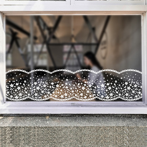 商铺橱窗窗户装饰玻璃贴纸店铺推拉移门腰线贴家用客厅卫生间贴纸