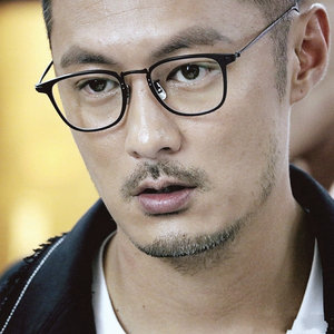 复古纯钛近视眼镜框金属男士潮人黑色方形全框眼睛架超轻港风文艺