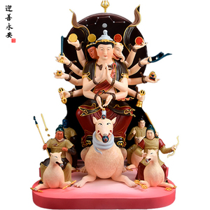 迎善永安荼吉尼天唐密佛像大全荼枳尼天东密日本家用摆件厂家定制