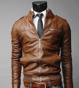 德国订单外贸男士皮衣 立领机车皮衣皮外套有大货 Y021 P60