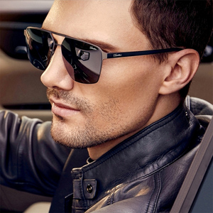 凯迪拉克品牌司机偏光太阳镜男开车专用蛤蟆墨镜防紫外线强光正品