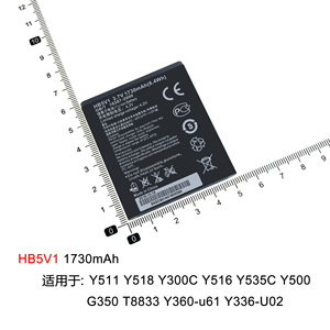 HB5V1适用于华为Y511 Y300 Y516 Y535C Y500 T8833 手机电池Y518