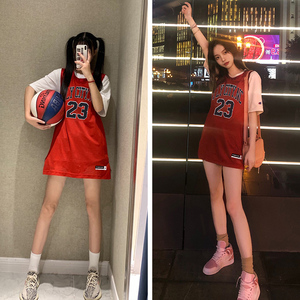 公牛队23号球衣罗斯篮球背心女宽松外穿情侣无袖美式篮球服套装男