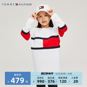 TOMMY儿童童装长袖连衣裙2024春秋新品女童裙子半身裙女孩秋冬装