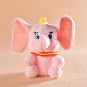 日本马卡龙粉色系小飞象公仔玩偶可爱毛绒布娃娃玩具礼物