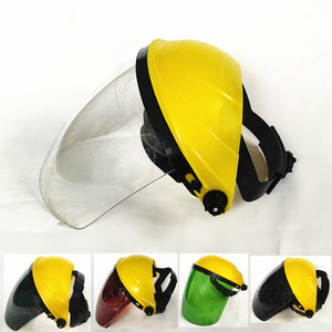 PC面罩 有机玻璃电焊面罩 头戴式打磨氩弧焊电焊面罩 防飞溅面罩