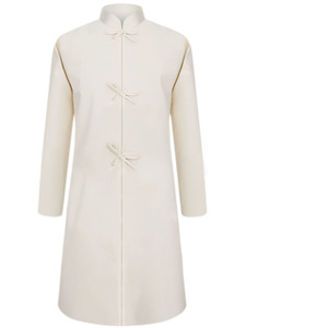 白布孝衣孝服丧服一次性戴孝裤孝帽棉麻对襟白衣送孝牌黑纱白花