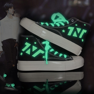 star/匡威陌闻tnt时代少年团应援明星周边同款男女春季高帮帆布鞋